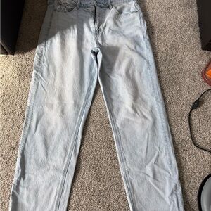 American Eagle Outfitters High-Rise Light Wash Jeans